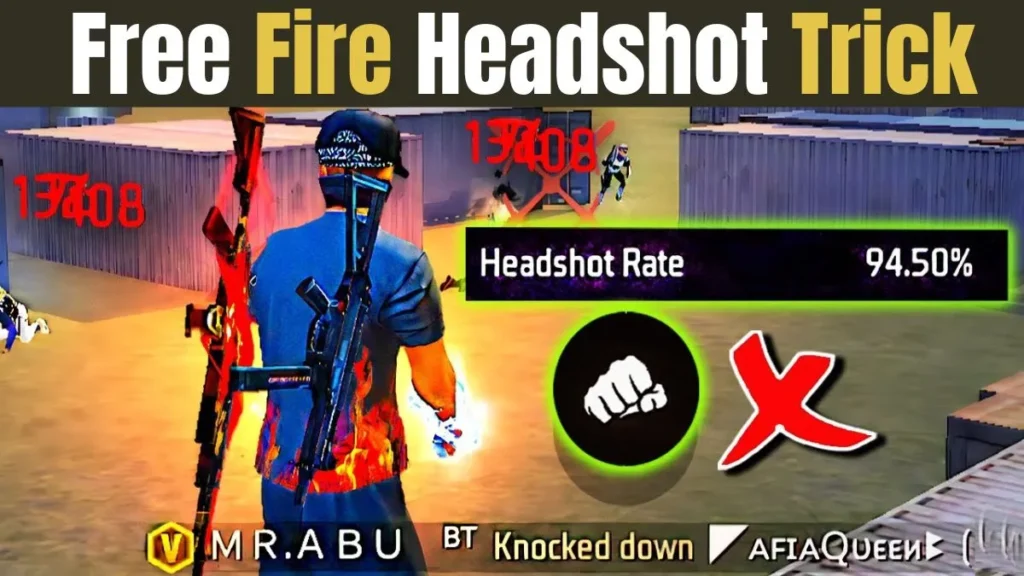 Free Fire Headshot Trick
